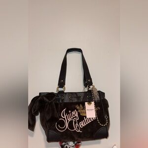 Juicy couture brown & pink daydreamer NWT